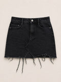 חצאית ג׳ינס שחורה – ZARA Trafaluc Denimwear