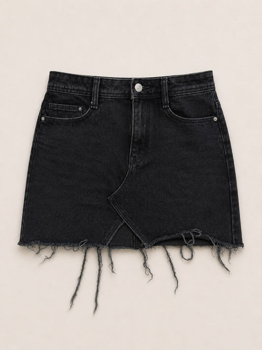 חצאית ג׳ינס שחורה – ZARA Trafaluc Denimwear