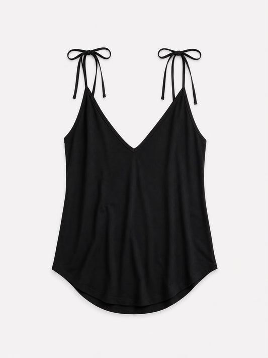 גופיית קשירה שחורה – ZARA
