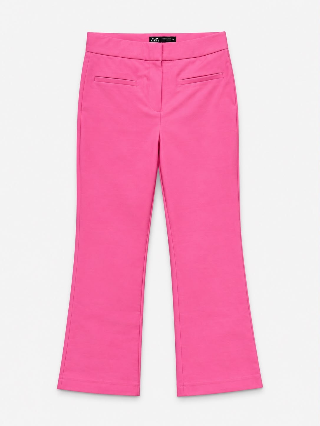 מכנסי ZARA ורודים בגזרה ישרה